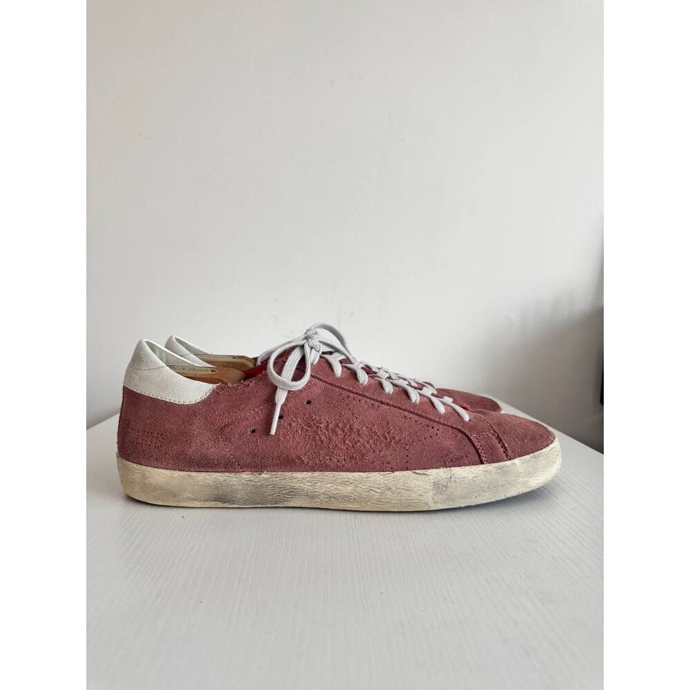 Golden Goose Superstar Suede Pink Sneakers 12 US - Picture 2 of 8